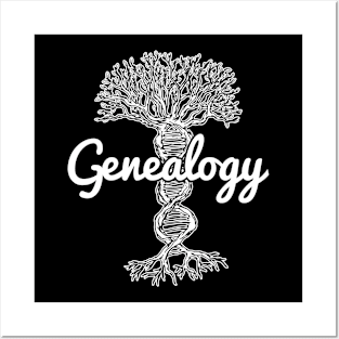 Genealogy Genealogist Posters and Art